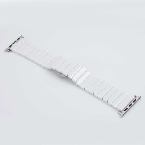 Ремешок для Apple watch 38/40/41mm Ceramic type 1 White